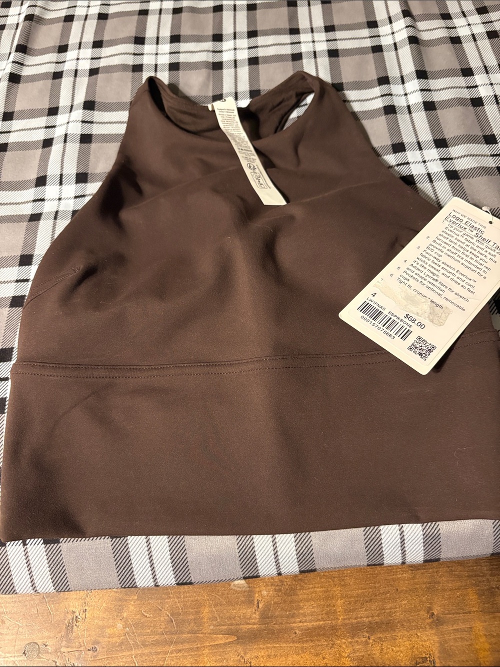 lululemon athletica Brown High-Neck Camisole
